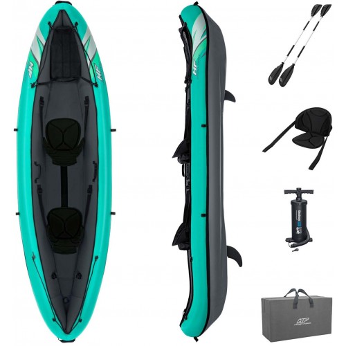 B-Ware! BESTWAY Hydro-Force Ventura X2 Kajak-Set, 330 x 86 x 48 cm 65052 (beschädigte Ver)