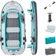 BESTWAY Hydro-Force Adventure Elite X5 Schlauchboot Komplett-Set, 364 x 166 x 45 cm 65159