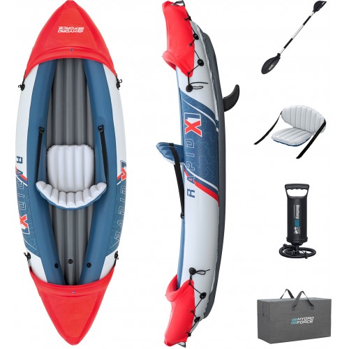 BESTWAY Hydro-Force Rapid X1 Kajak-Set, 290 x 91 x 42 cm 65176