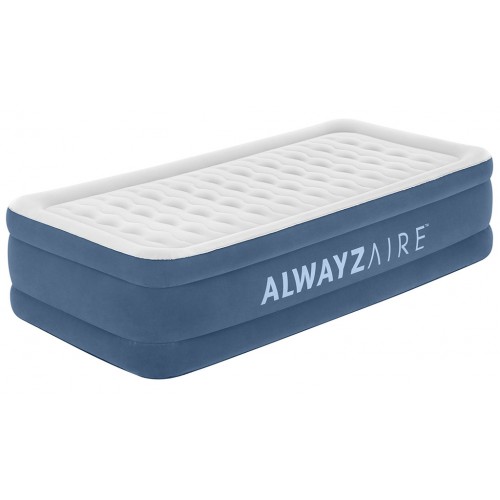 BESTWAY AlwayzAire Twin Luftbett mit integrierter Doppelpumpe, 191 x 97 x 46 cm 6713P