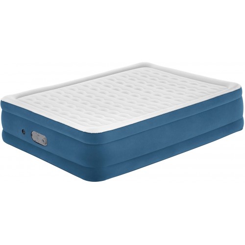 BESTWAY AlwayzAire Basic Luftbett mit integrierter Elektropumpe, 203 x 152 x 46 cm 67624