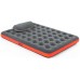 BESTWAY Pavillo Roll & Relax Queen Luftbett mit Kissenpumpe, 203 x 152 x 22 cm 67703