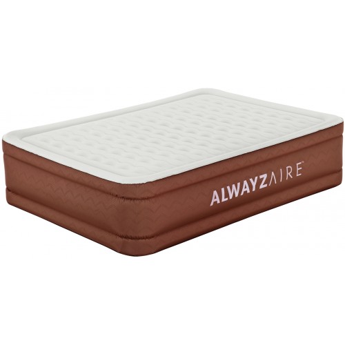 BESTWAY AlwayzAire Advanced Luftbett mit integrierter Pumpe, 203 x 152 x 51 cm 69037