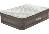BESTWAY Fortech Doppelluftbett mit integrierter Elektropumpe, 203 x 152 x 51 cm 69145
