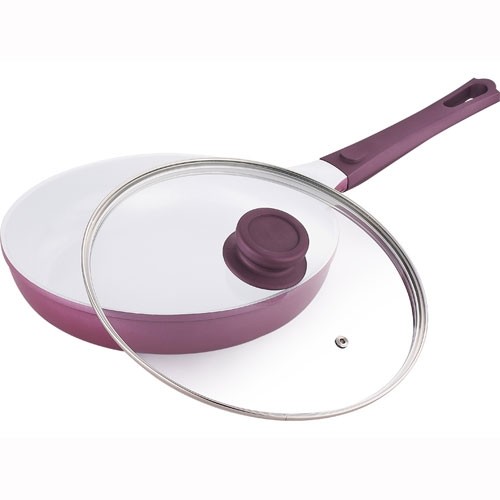 BERGNER Bratpfanne mit Glasdeckel 28 cm BG-1974