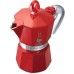 BIALETTI Moka Glossy 1 Tasse, allu rot, 2140199311