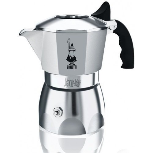 Bialetti Brikka 4 Tassen Espressokocher mit Cremaventil 2160199316