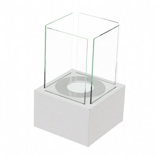 Ethanolkamin Emma Tischkamin grau