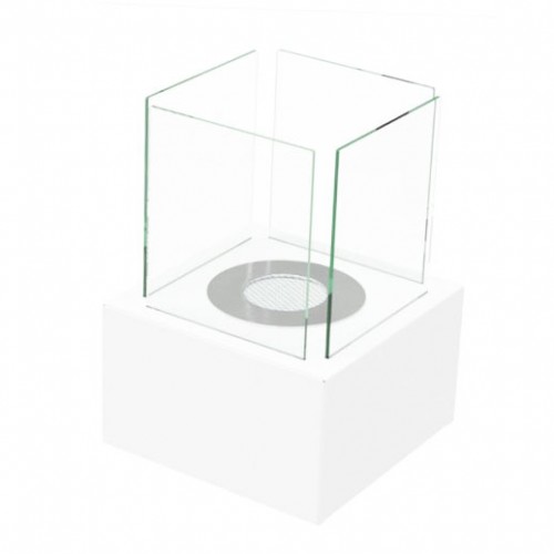 Ethanolkamin Emma 2 Tischkamin weiß