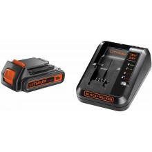 Black & Decker BDC2A20 Set 1x18V/2.0Ah Li-Ion Akku + Ladegerät