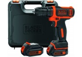 Black & Decker BDCDD12KB-QW Akku-Bohrschrauber 10,8V/1,5Ah Li-Ion, 26Nm, 2 akku