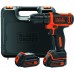 Black & Decker BDCDD12KB-QW Akku-Bohrschrauber 26Nm Li-Ion (2x1,5Ah/10,8V)