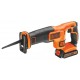 Black&Decker BDCR18-QW Akku Säbelsäge Fuchsschwanz (18V/1x2,0Ah)