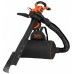 Black & Decker BEBLV301-QS Elektro-Laubsauger 3in1 230V (3000W/72l) Laubfang-Rucksack