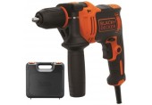 Black & Decker BEH710K-QS Schlagbohrmaschine, Rechts-/Linkslauf, 710W , 4 Bohrer, Koffer