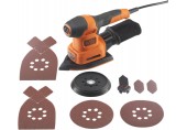 Black & Decker BEW200-QS Schwingschleifer 200W 4v1