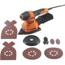 Black & Decker BEW200-QS Schwingschleifer 200W 4v1