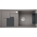BLANCO SITY XL 6 S Einbauspüle Siligranit InFino alumetallic mit Zubehör in lavagrey525050
