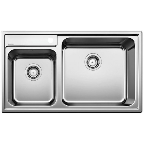 BLANCO NAYA 9 Edelstahl gebürstet 860x500 mm Becken rechts
