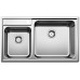 BLANCO NAYA 9 Edelstahl gebürstet 860x500 mm Becken rechts
