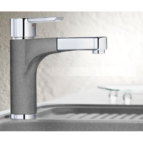 BLANCO PYLOS-S SILGRANIT-look Einhebelmischer Hochdruck felsgrau/chrom 518790 BLANCO PYLOS-S SILGRANIT-look Einhebelmischer Hochdruck felsgrau/chrom 518790