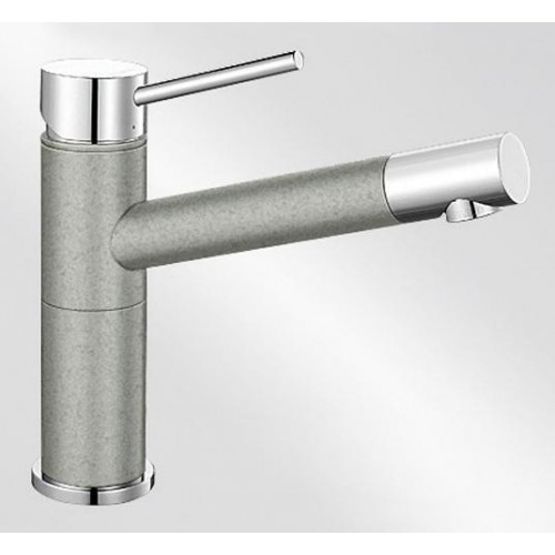 BLANCO Alta Compact Küchenarmatur perlgrau / chrom 520729