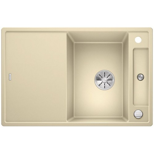 BLANCO AXIA III 45 S Silgranit inkl. Glasschneidbrett champagner InFino Ablauf 523189