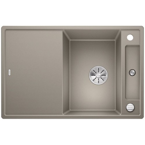 BLANCO AXIA III 45 S Silgranit inkl. Holzschneidbrett tartufo InFino Ablauf 523180