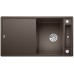 BLANCO AXIA III 5 S-F Silgranit inkl. Holzschneidbrett cafe InFino Ablauf 523230