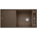 BLANCO AXIA III XL 6 S Silgranit PuraDur muskat Glasschneidbrett InFino Ablauf 523518
