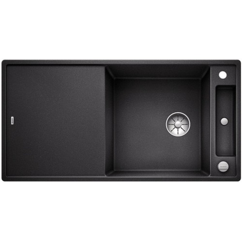 BLANCO AXIA III XL 6 S-F Silgranit PuraDur anthrazit Holzschneidbrett InFino Ablauf 523520