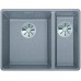 BLANCO Subline 340/160-F Granitspüle SILGRANIT PuraDur, InFino, aluminium 523570