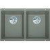 BLANCO SUBLINE 350/350-U Silgranit PuraDur 2 tartufo InFino Ablauf 523581