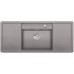 BLANCO ALAROS 6 S-F Silgranit PuraDur II Zubehör schwarz, alumetallic InFino Ablauf 523635