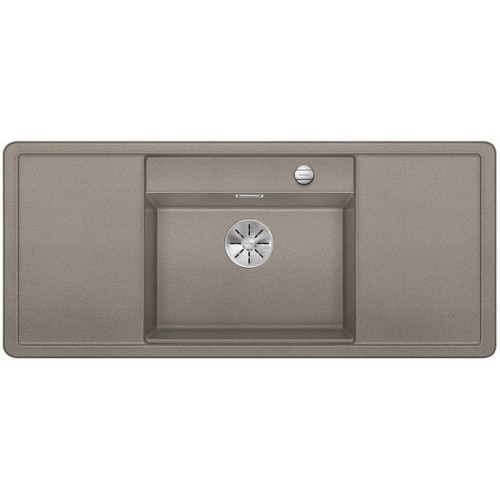 BLANCO ALAROS 6 S Silgranit PuraDur II Zubehör schwarz, tartufo InFino Ablauf 523621