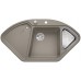 BLANCO DELTA II Eck-Einbau-Spüle Silgranit PuraDur tartufo InFino Ablauf 523666