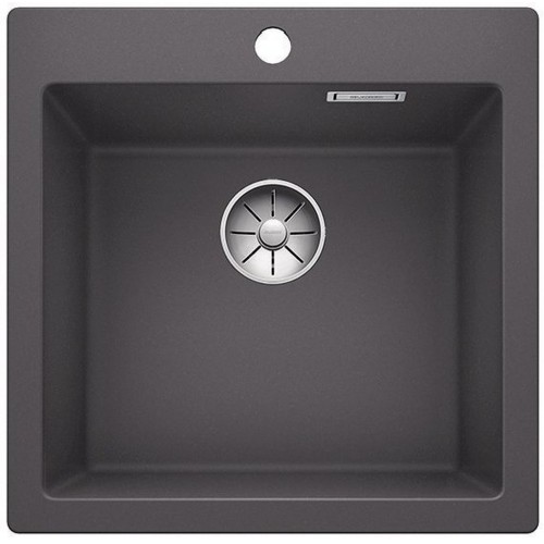 BLANCO PLEON 5 Silgranit PuraDur Farbe felsgrau InFino Ablauf 523677