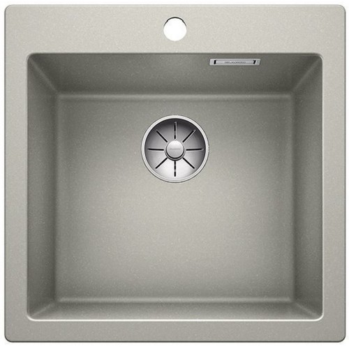 BLANCO PLEON 5 Silgranit PuraDur Farbe perlgrau InFino Ablauf 523679