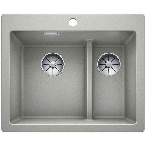 BLANCO PLEON 6 Split Silgranit PuraDur Farbe perlgrau InFino Ablauf 523699 BLANCO PLEON 6 Split Silgranit PuraDur Farbe perlgrau InFino Ablauf 523699