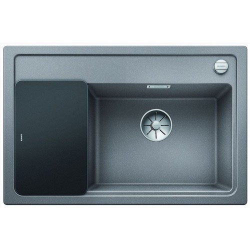 BLANCO ZENAR XL 6 S Compact Silgranit alumetallic Glasschneidbrett InFino Ablauf 523708