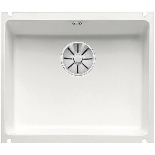 BLANCO SUBLINE 500 U Keramik PuraPlus weiss matt InFino Ablauf 523735