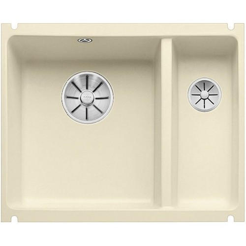 BLANCO SUBLINE 350/150-U Keramik PuraPlus jasmin InFino Ablauf 523744 BLANCO SUBLINE 350/150-U Keramik PuraPlus jasmin InFino Ablauf 523744
