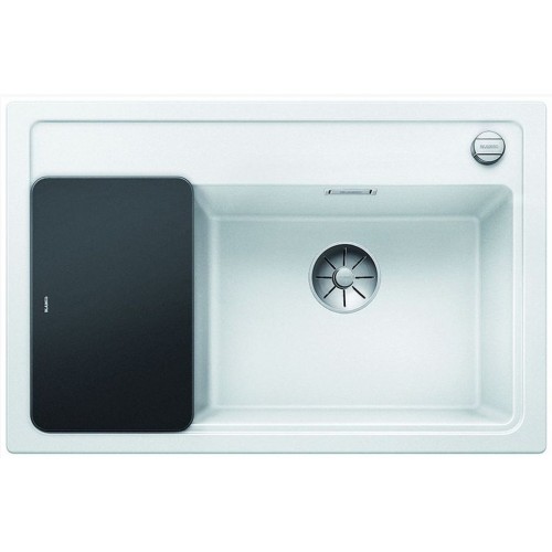 BLANCO ZENAR XL 6 S Compact Silgranit weiss Glasschneidbrett InFino Ablauf 523758