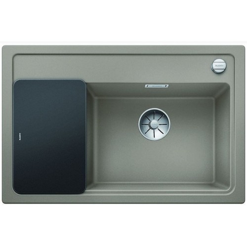 BLANCO ZENAR XL 6 S Compact Silgranit tartufo Glasschneidbrett InFino Ablauf 523761
