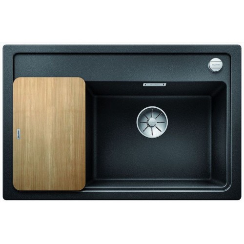 BLANCO ZENAR XL 6 S Compact Silgranit anthrazit Holzschneidbrett InFino Ablauf 523764 BLANCO ZENAR XL 6 S Compact Silgranit anthrazit Holzschneidbrett InFino Ablauf 523764