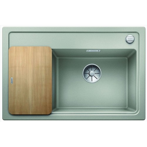 BLANCO ZENAR XL 6 S Compact Silgranit perlgrau Holzschneidbrett InFino Ablauf 523767 BLANCO ZENAR XL 6 S Compact Silgranit perlgrau Holzschneidbrett InFino Ablauf 523767
