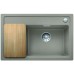 BLANCO ZENAR XL 6 S Compact Silgranit tartufo Holzschneidbrett InFino Ablauf 523771