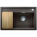 BLANCO ZENAR XL 6 S Compact Silgranit cafe Holzschneidbrett InFino Ablauf 523773