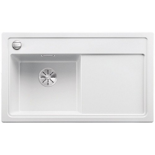 BLANCO ZENAR 45 S-F Becken links Glasschneidbrett weiss InFino Ablauf 523822 BLANCO ZENAR 45 S-F Becken links Glasschneidbrett weiss InFino Ablauf 523822