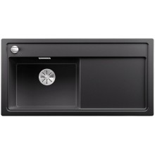 B-WARE BLANCO ZENAR XL 6 S Becken links anthrazit InFino 523994-Flecken auf der Oberfläche